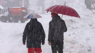 Cronaca meteo diretta - Piemonte. Torna la neve sulle Alpi, fitte precipitazioni in Val Formazza - Video