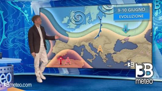 Tendenza meteo per l'inizio della prossima settimana