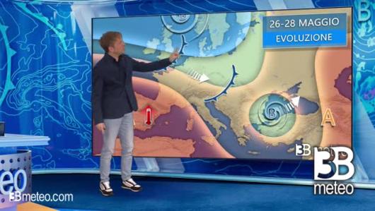 Tendenza meteo per l'inizio della prossima settimana