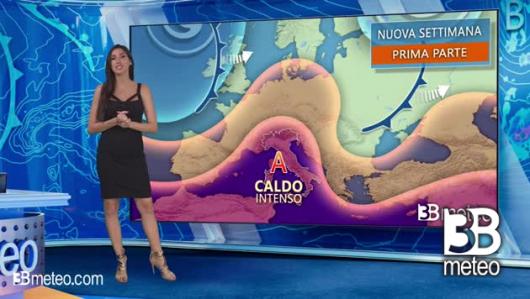 Tendenza meteo per l'inizio della prossima settimana