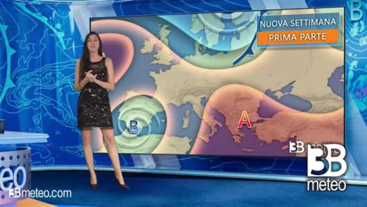 Tendenza meteo per l'inizio della prossima settimana