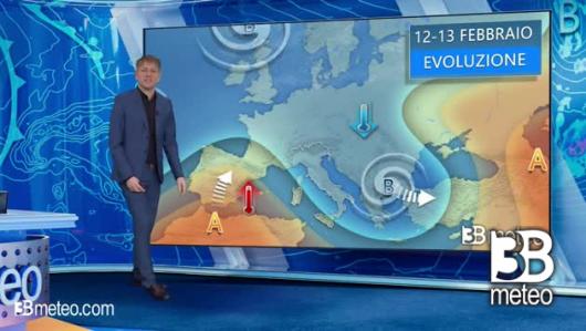 Tendenza meteo per l'inizio della prossima settimana