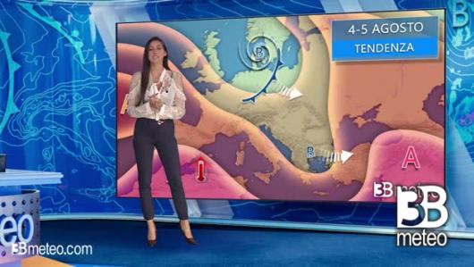 Tendenza meteo per l'inizio della prossima settimana