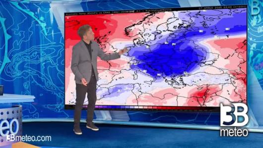 Da domenica colpo di coda dell'inverno: venti freddi, temporali e neve