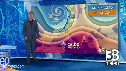 Tendenza meteo per la prossima settimana