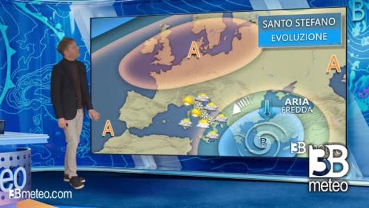Tendenza meteo per Santo Stefano