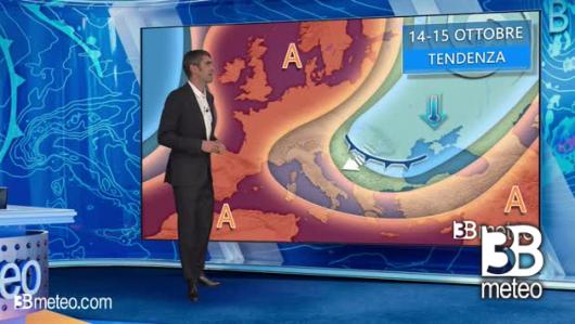 Tendenza meteo per l'inizio della prossima settimana