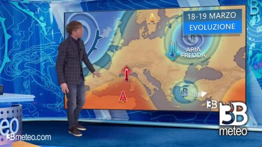 Tendenza meteo per l'inizio della prossima settimana