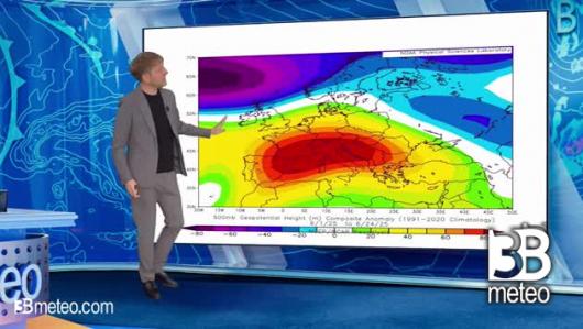 Tendenza meteo per l'inizio della prossima settimana