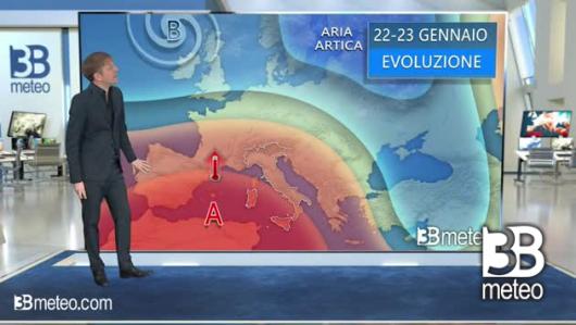 Tendenza meteo per l'inizio della prossima settimana