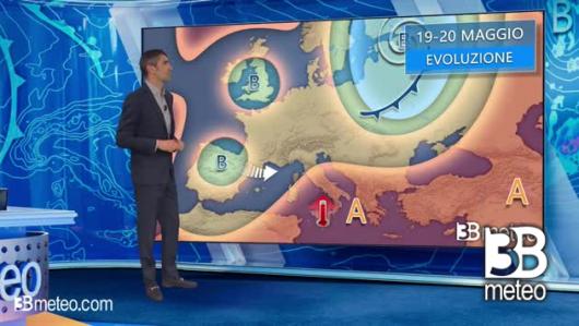 Tendenza meteo per l'inizio della prossima settimana