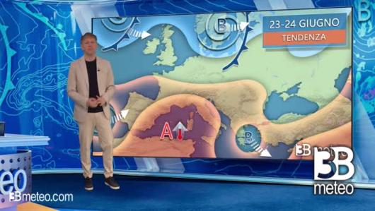 Tendenza meteo per l'inizio della prossima settimana
