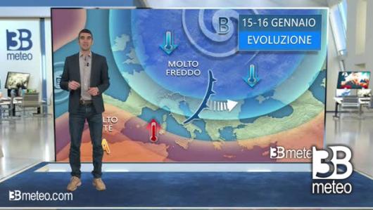 Tendenza meteo per l'inizio della prossima settimana