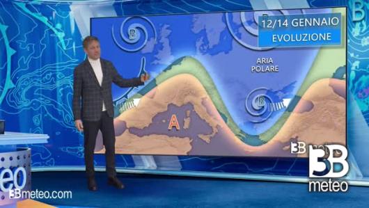 Tendenza meteo per l'inizio della prossima settimana