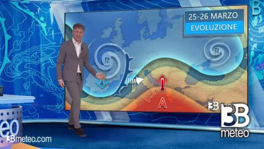 Settimana Santa: arrivano le piogge Atlantiche