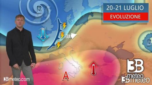 Weekend: primi forti temporali con grandine, ecco dove.