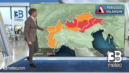 Avviso meteo: Alpi sommerse di neve con forte rischio valanghe