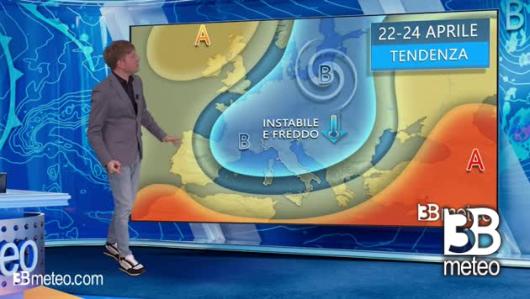 Tendenza nuova settimana: prosegue il clima sotto media