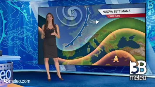 Tendenza meteo per l'inizio della prossima settimana