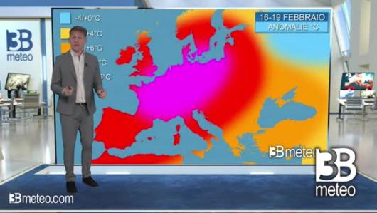 Preoccupa il cambiamento climatico in Europa, fino a 15 °C in più del normale