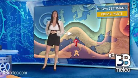 Tendenza meteo per l'inizio della prossima settimana