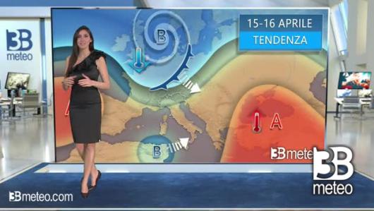Tendenza meteo per l'inizio della prossima settimana