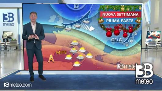 Tendenza meteo per l'inizio della prossima settimana
