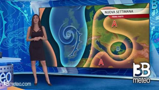 Tendenza meteo per l'inizio della prossima settimana