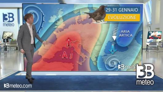 Giorni della Merla: poco inverno sull'Italia ancora super-anticiclone