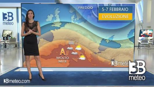 Tendenza meteo per l'inizio della prossima settimana