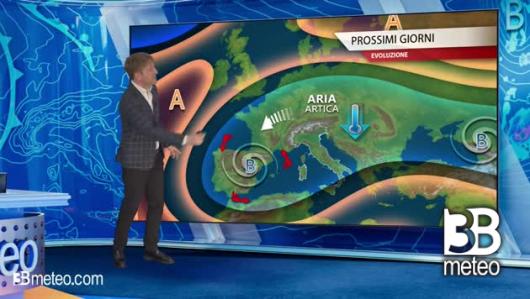 Weekend: nuova fase di maltempo con pioggia e neve