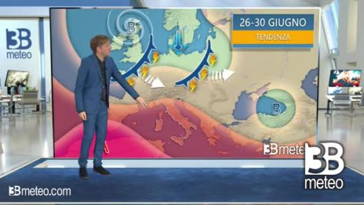Tendenza meteo per la fine di giugno