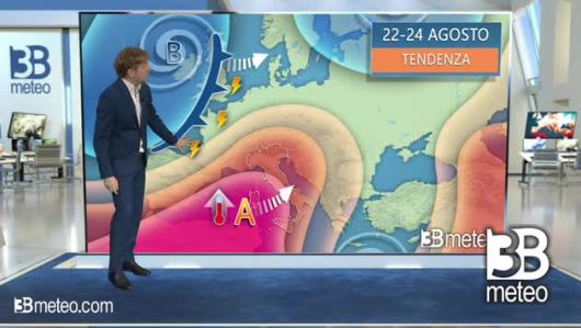 Tendenza meteo 22-24 agosto
