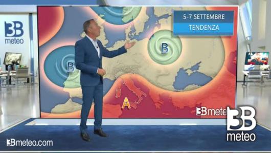 Tendenza meteo 5-7 settembre