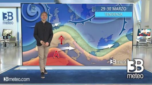 Tendenza meteo per il 29-30 marzo