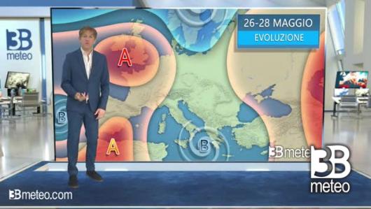 Tendenza meteo per il weekend del 26 - 28 maggio