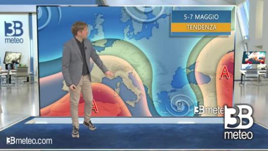 Tendenza meteo per il weekend del 5-7 maggio