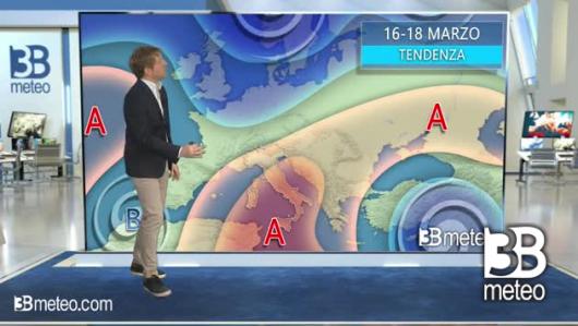 Tendenza meteo per il 16 - 18 marzo