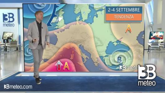 Tendenza meteo 2-4 settembre