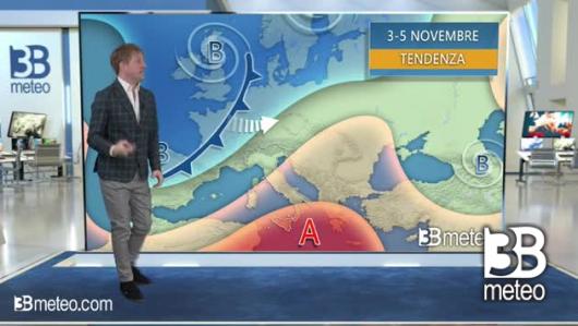 Tendenza meteo per il weekend del 3 - 5 novembre
