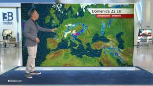 Instabilità in aumento al Nord e sul medio-alto Tirreno con piogge e temporali...