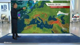 Variabilità su gran parte del Paese, piogge sparse specie sui settori adriatici...