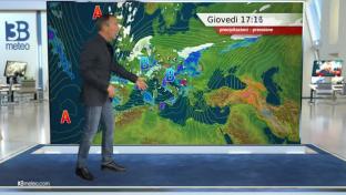 Marcata instabilità con piogge e acquazzoni sparsi su gran parte d'Italia...
