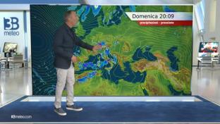 Piogge e temporali diffusi su gran parte d'Italia, specie sulle regioni centrali...