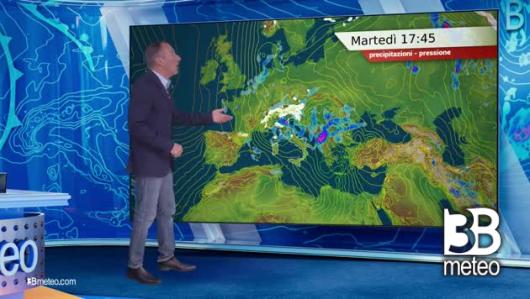 Previsioni meteo video di martedì 23 aprile sull'Italia