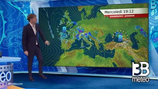 Previsioni meteo video di mercoledì 15 maggio sull'Italia