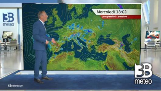 Previsioni meteo video di mercoledì 07 giugno sull'Italia