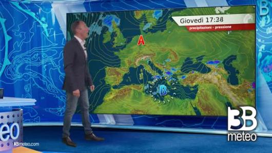 Previsioni meteo video di giovedì 09 maggio sull'Italia
