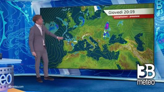 Previsioni meteo video di giovedì 25 aprile sull'Italia