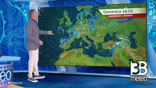 Previsioni meteo video di domenica 05 maggio sull'Italia